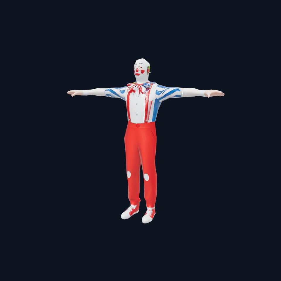 Playful Clown Character model pack